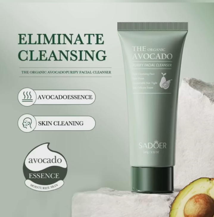 Limpiador Facial con Extracto de Aguacate🌱